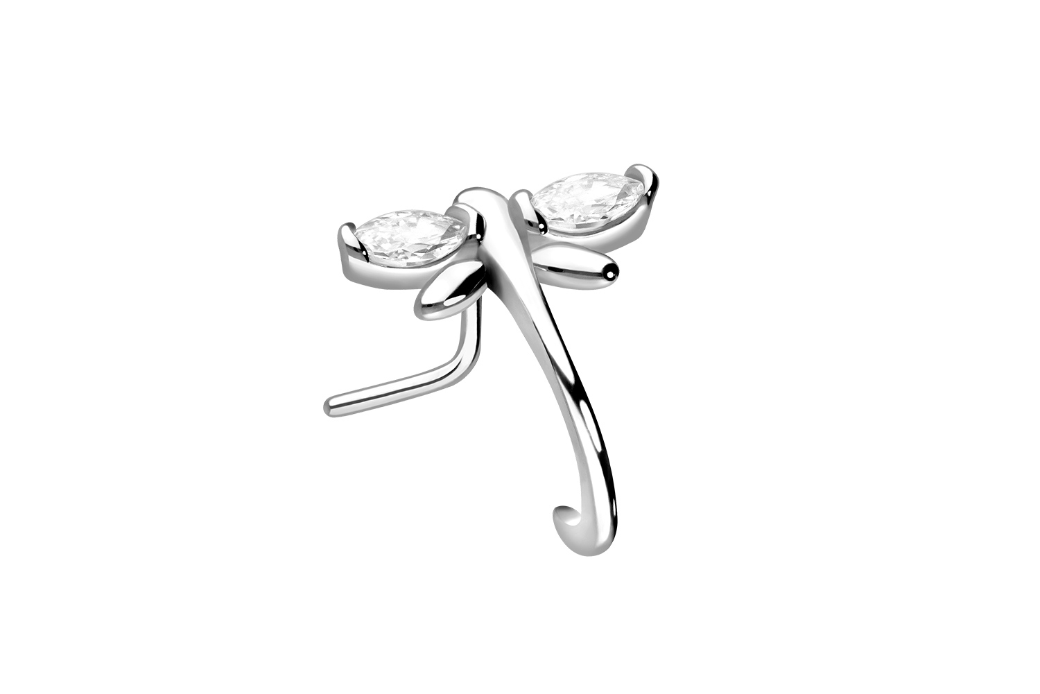 Chirurgenstahl Nasenstecker Nasenpiercing LIBELLE